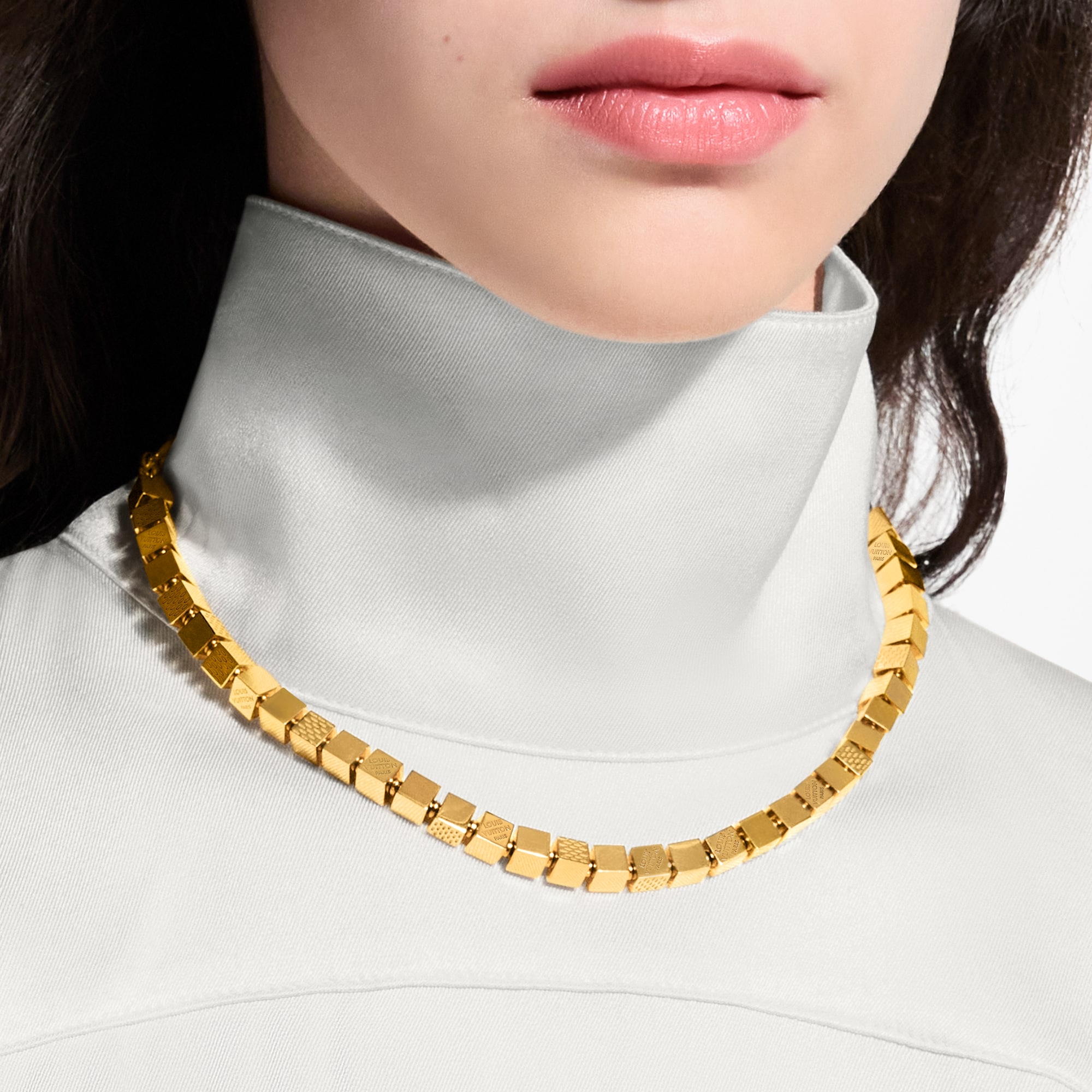 LV Cube Necklace S00 - Women - Fashion Jewelry | LOUIS VUITTON ®